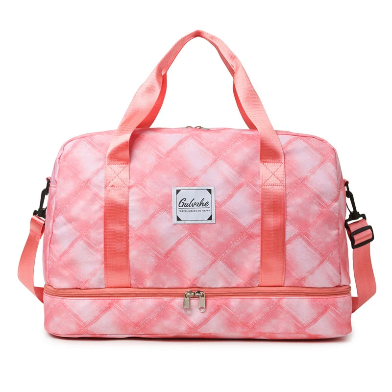 Oxford Overnight Duffel with Separate Shoe Storage Pink color SKU reference