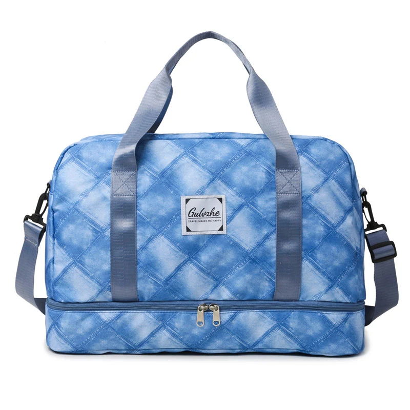 Oxford Overnight Duffel with Separate Shoe Storage Sky Blue color SKU reference