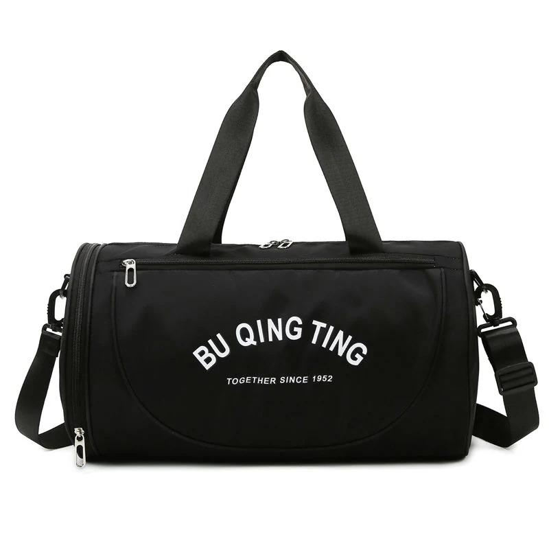 Oxford Weekender with Independent Shoe Compartment Black color SKU reference