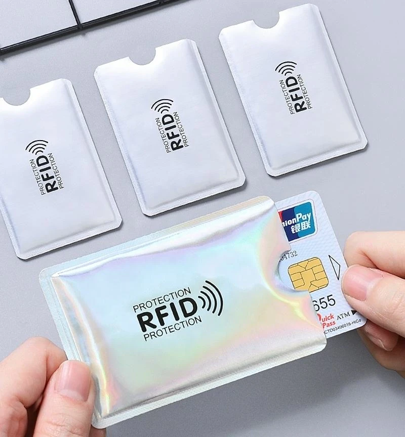 Aluminum Card Sleeve with RFID Shielding Claim product reference image