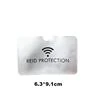Aluminum Card Sleeve with RFID Shielding Claim Design 15 color SKU reference