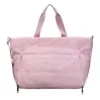 Polyester Gym Weekender Tote with Wet/Dry Storage Pink color SKU reference