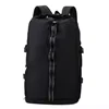 26L Oxford Racket Backpack with Three-Way Carry and Shoe Compartment Black color SKU reference