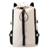 26L Oxford Racket Backpack with Three-Way Carry and Shoe Compartment White color SKU reference