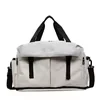 Expandable Oxford Travel Duffel with Wet/Dry Storage White color SKU reference