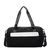Nylon Travel Duffel with Shoe Compartment and Security Pocket Black color SKU reference