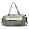 Nylon Travel Duffel with Shoe Compartment and Security Pocket Green color SKU reference