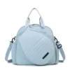 22 L Quilted Racket Sports Tote with Adjustable Strap Blue color SKU reference