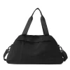 20–35 L Oxford Gym & Travel Tote with Wet/Dry Pocket Black color SKU reference