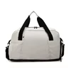 Expandable Oxford Weekender Duffel with Adjustable Strap White color SKU reference