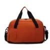 Expandable Oxford Weekender Duffel with Adjustable Strap Orange color SKU reference