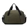 Expandable Oxford Weekender Duffel with Adjustable Strap Green color SKU reference