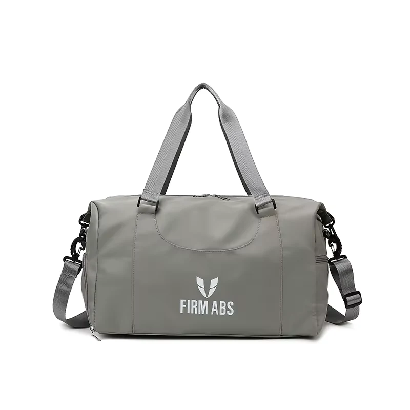 25L Travel Duffel Tote with Shoe & Wet/Dry Storage Gray color SKU reference