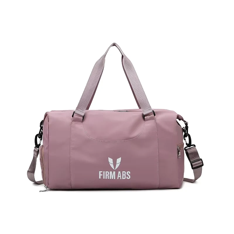 25L Travel Duffel Tote with Shoe & Wet/Dry Storage Pink color SKU reference