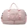 Oxford Travel Duffel with Shoe Compartment and Trolley Sleeve Pink color SKU reference