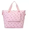 Expandable Fruit-Print Travel Duffel with Wet/Dry Pocket Pink color SKU reference