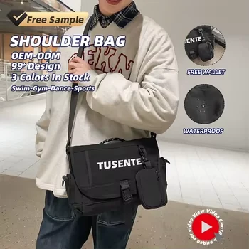 5L Nylon Messenger Bag with Laptop & Crossbody Carry product reference image