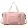 Oxford Travel Duffel with Shoe Compartment and Wet/Dry Pocket Pink color SKU reference