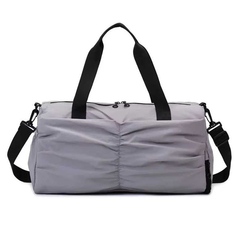 22L Gym & Travel Duffel with Shoe Compartment Gray color SKU reference