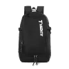 25L Nylon Sports Backpack with Racket Strap and Shoe Storage Black color SKU reference