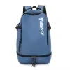 25L Nylon Sports Backpack with Racket Strap and Shoe Storage Blue color SKU reference