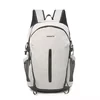 Nylon Racket Sports Backpack with Reflective Detail Gray color SKU reference