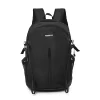 Nylon Racket Sports Backpack with Reflective Detail Black color SKU reference