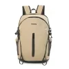 Nylon Racket Sports Backpack with Reflective Detail Khaki color SKU reference