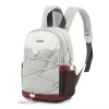 22L Nylon Mini Backpack with Contoured Back Panel Grayish green color SKU reference