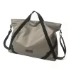 18L PU Crossbody Travel Bag with Security Pocket Champagne color SKU reference