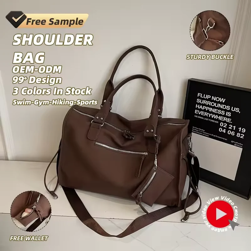 PU Business Tote with Included Wallet and Security Pouch product reference image