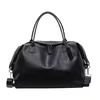 20L PU Retro Crossbody Bag with Adjustable Strap Black color SKU reference