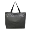 Nylon Everyday Tote with Top Zipper Green color SKU reference
