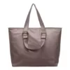 Nylon Travel Tote with Zip-Top Closure Rose Gold color SKU reference