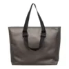 Nylon Travel Tote with Zip-Top Closure Champagne color SKU reference