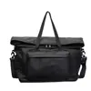 Polyester Weekender with Luggage Pass-Through and Storage Pockets Black color SKU reference