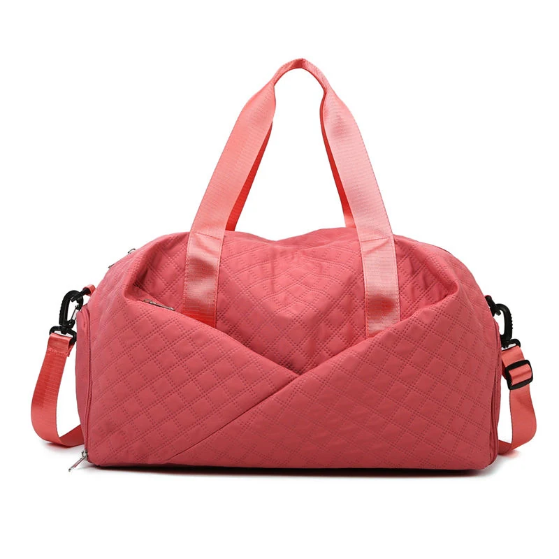 Oxford Gym Duffel with Wet/Dry and Shoe Compartments Pink color SKU reference