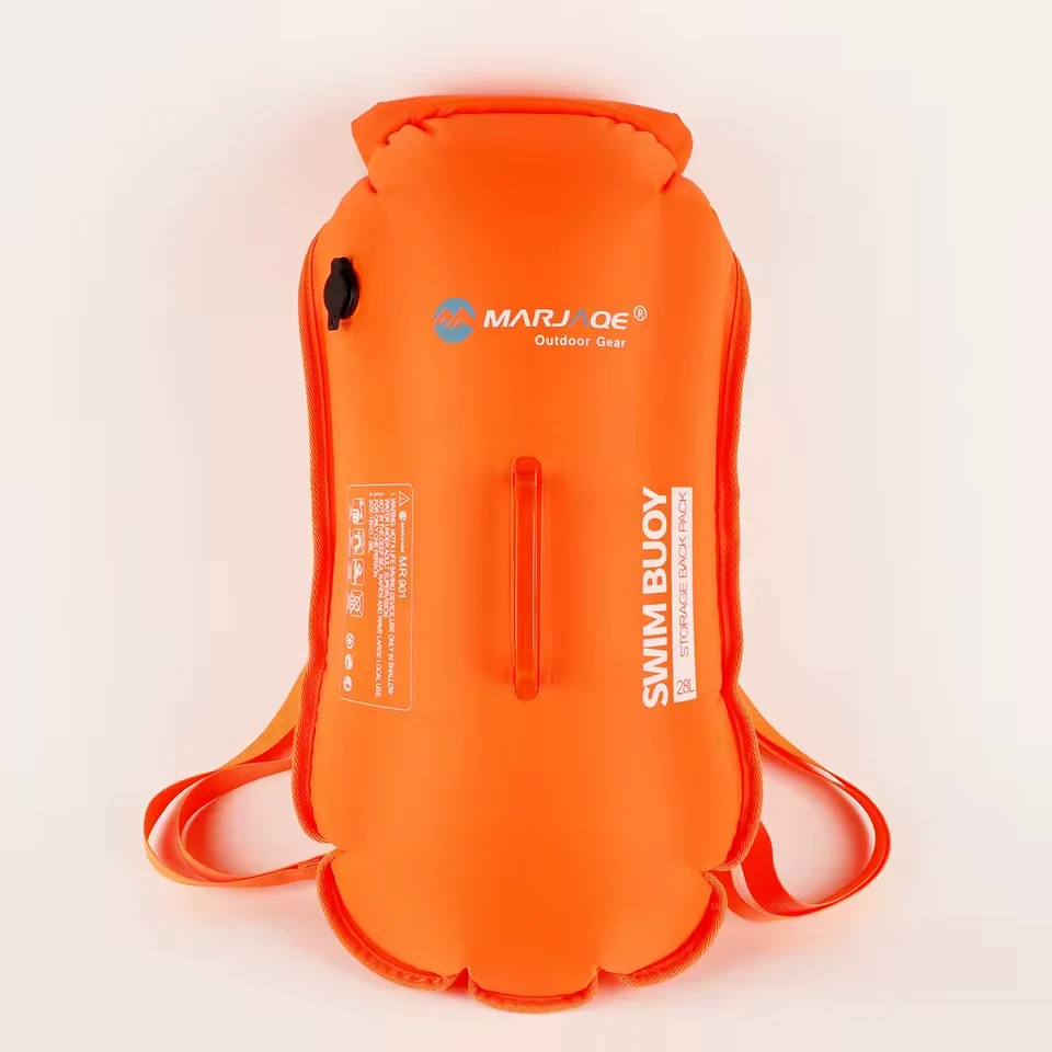 PVC Swim Buoy Dry Bag with Tow Strap product reference image