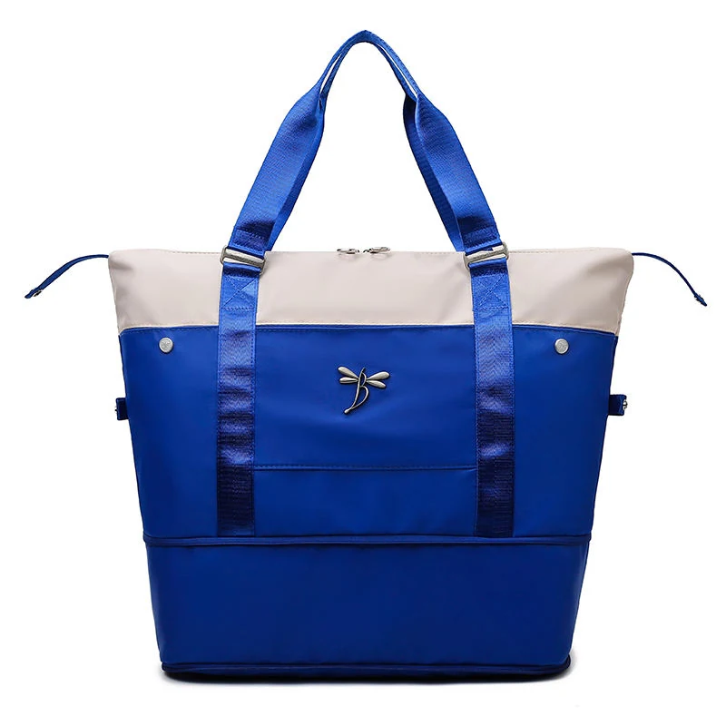Expandable Dry/Wet Overnight & Gym Duffel Navy color SKU reference