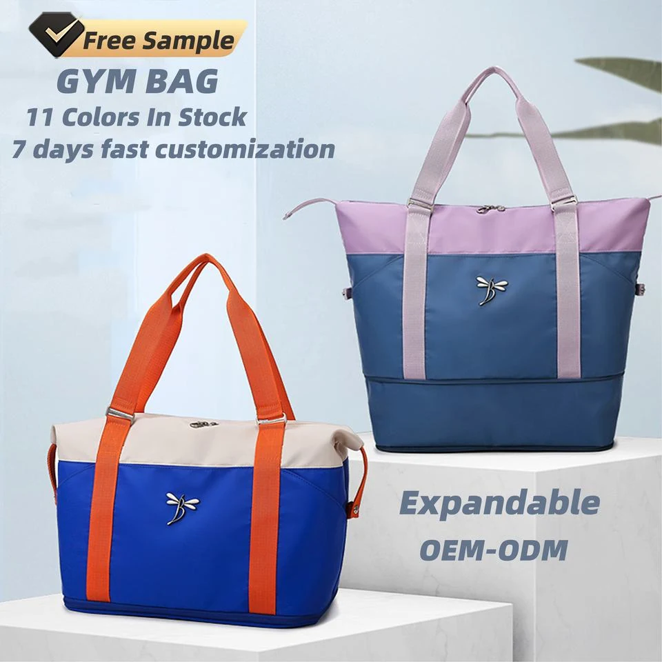 Expandable Nylon Weekender Duffel with Multi-Pocket Storage product reference image
