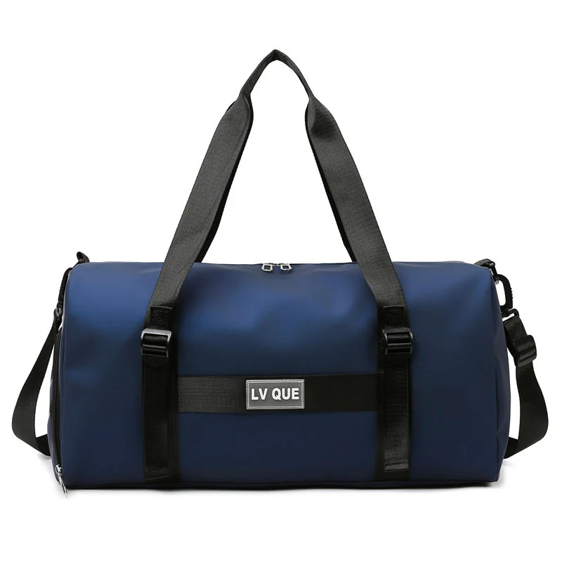 PU Gym Duffel with Dry/Wet and Shoe Compartments Navy color SKU reference