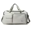 Large-Capacity Dry/Wet Travel Duffel with Shoe Compartment White color SKU reference