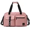 Large Weekender Duffel with Shoe Compartment and Yoga Mat Strap Pink color SKU reference
