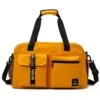 Large Weekender Duffel with Shoe Compartment and Yoga Mat Strap Orange color SKU reference