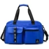 Large Weekender Duffel with Shoe Compartment and Yoga Mat Strap Klein blue color SKU reference