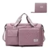 Quilted Foldable Weekender with Shoe Compartment Pink color SKU reference