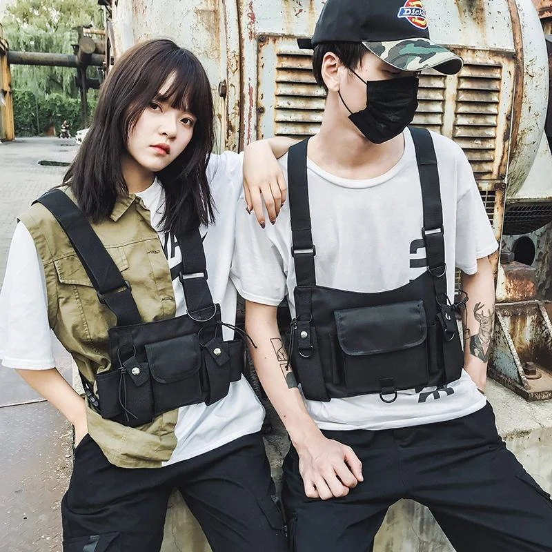 Multicolor Reflective Tactical Chest Pack product reference image
