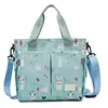 Printed Mother & Baby Travel Tote with Insulated Pocket Pattern 2 color SKU reference