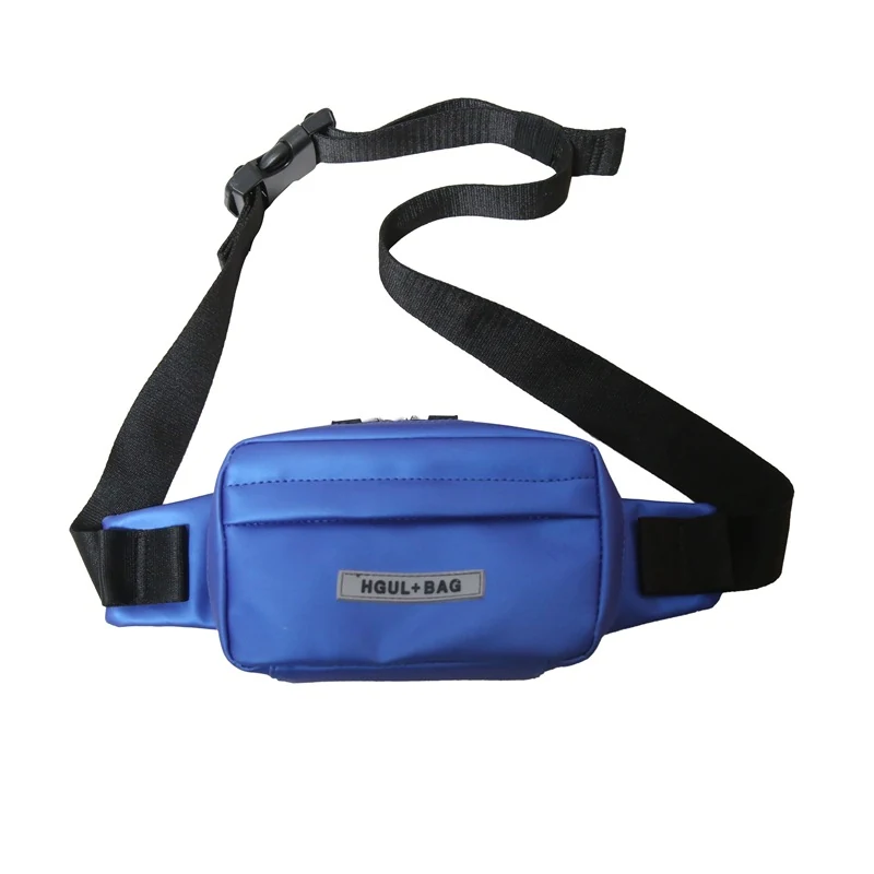 Hip-hop Streetwear Front Chest Pouch with Adjustable Straps Navy color SKU reference