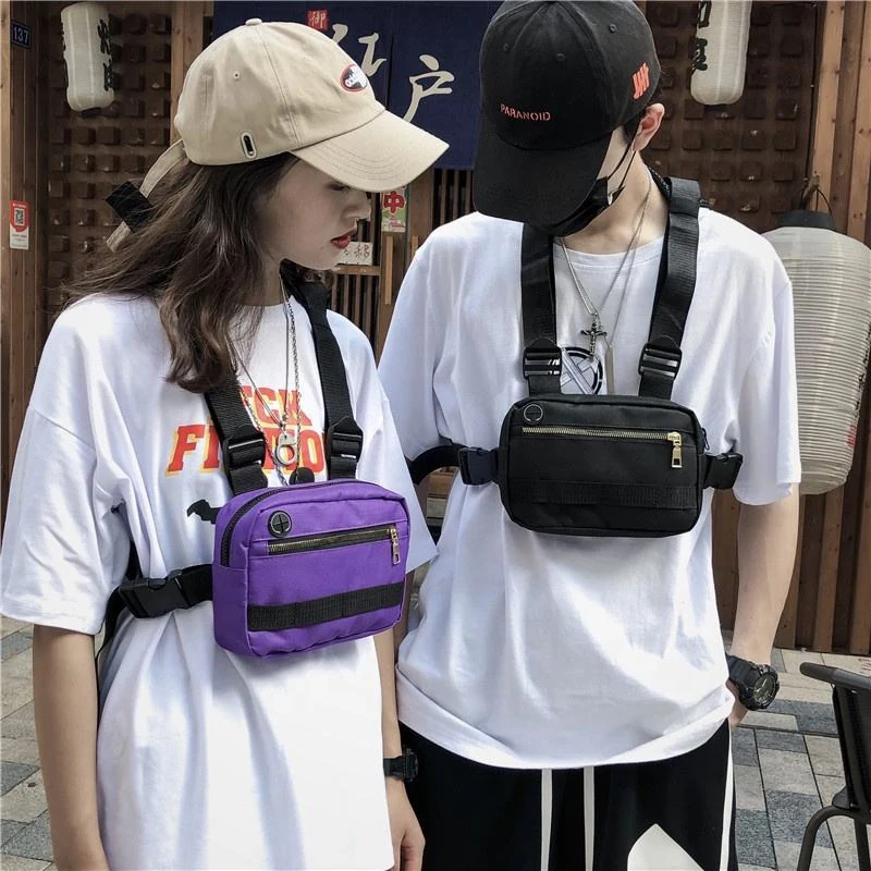 Polyester Adjustable Harness Chest Pouch product reference image
